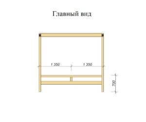 Беседка 5 из бруса
