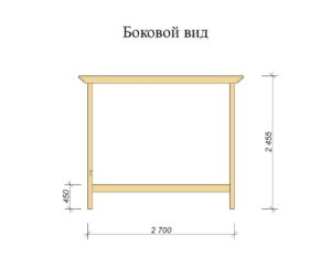 Беседка 5 из бруса