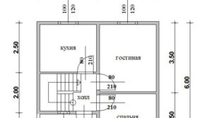 Проект 2 дом из бруса